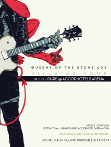 Queens Of The Stone Age @ Accor Arena (ex-AccorHotels Arena, ex-Palais Omnisports Paris Bercy) - Paris, France [07/11/2017]