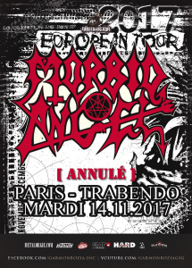 Morbid Angel @ Le Trabendo - Paris, France [14/11/2017]