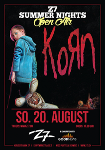 Korn @ Z7 Konzertfabrik - Pratteln, Suisse [20/08/2017]