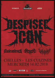 Despised Icon @ Les Cuizines - Chelles, France [14/02/2018]