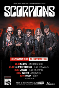 Scorpions @ Le Zénith d'Auvergne - Clermont-Ferrand, France [24/03/2018]