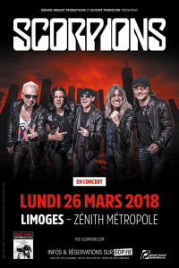 Scorpions @ Le Zénith Métropole - Limoges, France [26/03/2018]