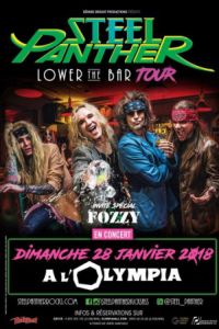 Steel Panther @ L'Olympia - Paris, France [28/01/2018]