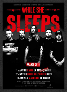 While She Sleeps @ Le Bt59 - Bègles, France [12/01/2018]