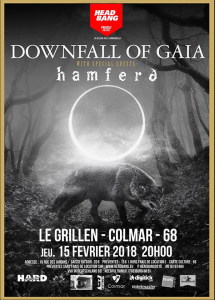 Downfall Of Gaïa @ Le Grillen - Colmar, France [15/02/2018]
