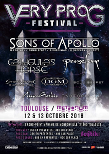 Very Prog' Festival @ Le Metronum - Toulouse, France [12/10/2018]