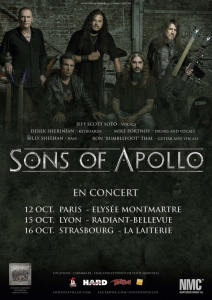 Sons Of Apollo @ L'Elysée Montmartre - Paris, France [12/10/2018]