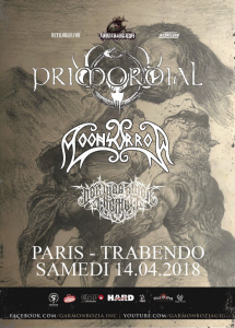 Primordial @ Le Trabendo - Paris, France [14/04/2018]