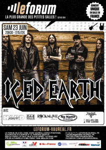 Iced Earth @ Le Forum - Vauréal, France [23/06/2018]