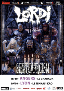Lordi @ Le Ninkasi Gerland Kao - Lyon, France [19/10/2018]