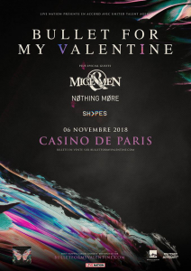 Bullet For My Valentine @ Le Casino de Paris - Paris, France [06/11/2018]