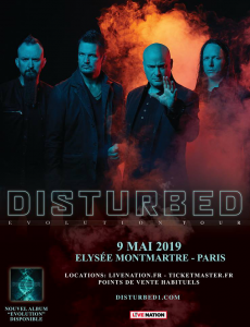 Disturbed @ L'Elysée Montmartre - Paris, France [09/05/2019]