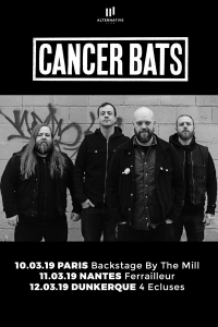 Cancer Bats @ Backstage By The Mill - Paris, France [10/03/2019]