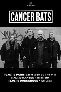 Cancer Bats @ Les 4 Ecluses - Dunkerque, Nord-Pas-de-Calais, France [12/03/2019]