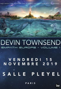 Devin Townsend @ Salle Pleyel - Paris, France [15/11/2019]