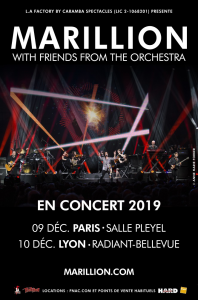 Marillion [With Friends From The Orchestra] @ Le Radiant - Lyon, France [10/12/2019]