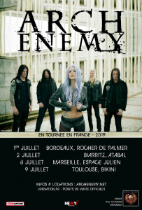 Arch Enemy @ Le Rocher de Palmer - Cenon, France [01/07/2019]
