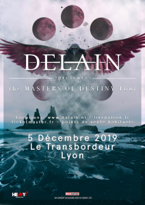 Delain @ Le Transbordeur - Villeurbanne, France [05/12/2019]