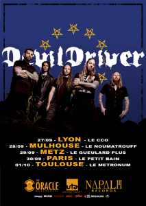 DevilDriver @ Le Noumatrouff - Mulhouse, France [28/09/2019]