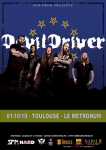 DevilDriver @ Le Metronum - Toulouse, France [01/10/2019]