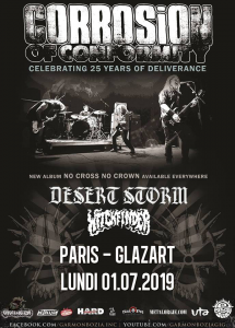 Corrosion Of Conformity @ Le Glazart - Paris, France [01/07/2019]