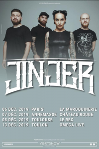 Jinjer @ L'Oméga Live - Toulon, France, France [13/12/2019]