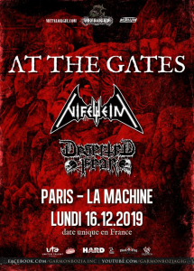At The Gates @ La Machine du Moulin-Rouge - Paris, France [16/12/2019]