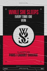 While She Sleeps @ Le Cabaret Sauvage  - Paris, France [16/01/2020]