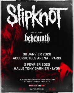 Slipknot @ Accor Arena (ex-AccorHotels Arena, ex-Palais Omnisports Paris Bercy) - Paris, France [30/01/2020]