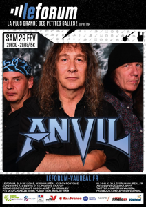 Anvil @ Le Forum - Vauréal, France [29/02/2020]