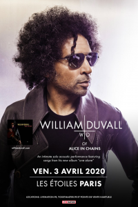 William DuVall @ Les Etoiles - Paris, France [03/04/2020]