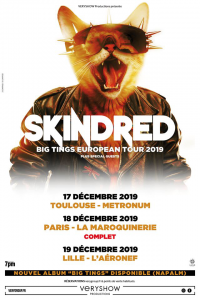 Skindred @ Le Metronum - Toulouse, France [17/12/2019]
