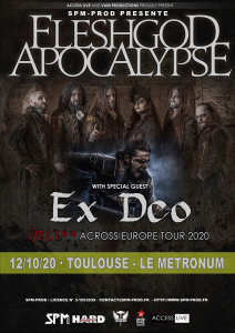 Fleshgod Apocalypse @ Le Metronum - Toulouse, France [12/10/2020]