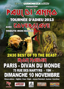 Paul Di'Anno @ Le Divan du Monde - Paris, France [10/11/2013]