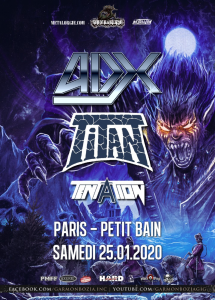 ADX @ Petit Bain - Paris, France [25/01/2020]