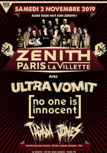 Ultra Vomit @ Le Zénith - Paris, France [02/11/2019]