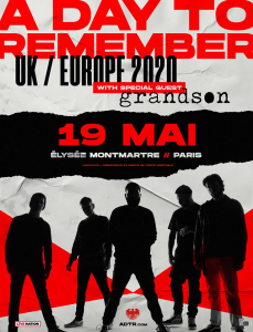 A Day To Remember @ L'Elysée Montmartre - Paris, France [19/05/2020]