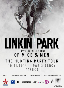 Linkin Park @ Accor Arena (ex-AccorHotels Arena, ex-Palais Omnisports Paris Bercy) - Paris, France [16/11/2014]