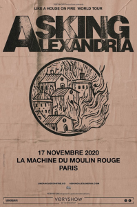 Asking Alexandria @ La Machine du Moulin-Rouge - Paris, France [17/11/2020]