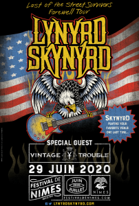 Lynyrd Skynyrd @ Les Arènes - Nîmes, France [29/06/2020]