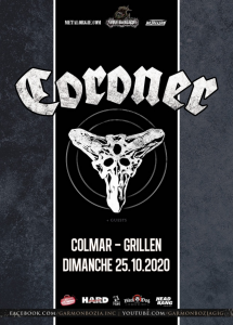 Coroner @ Le Grillen - Colmar, France [25/10/2020]