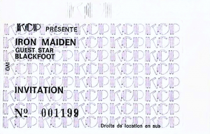 Iron Maiden @ Palais Saint-Sauveur - Lille, France [23/03/1982]