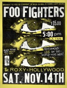 Foo Fighters (Livestream) @ The Roxy Theater - West Hollywood, Californie, Etats-Unis [15/11/2020]
