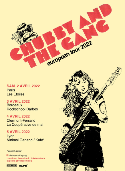 Concerts Chubby And The Gang La Cooperative De Mai Clermont Ferrand France 04 04 22