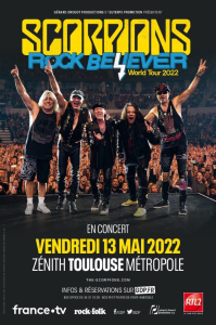 Scorpions [Reporté] @ Le Zénith - Toulouse, France [13/05/2022]