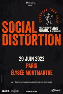 Social Distortion @ L'Elysée Montmartre - Paris, France [29/06/2022]