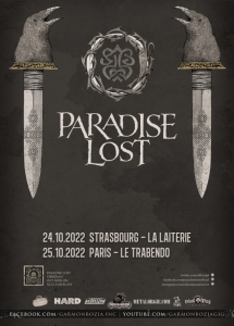 Paradise Lost @ La Laiterie - Strasbourg, France [24/10/2022]