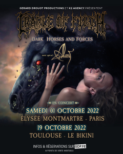 Cradle Of Filth @ L'Elysée Montmartre - Paris, France [01/10/2022]