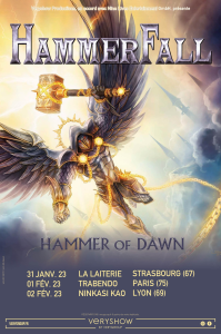 Hammerfall @ Le Trabendo - Paris, France [01/02/2023]