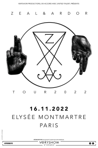 Zeal & Ardor @ L'Elysée Montmartre - Paris, France [16/11/2022]